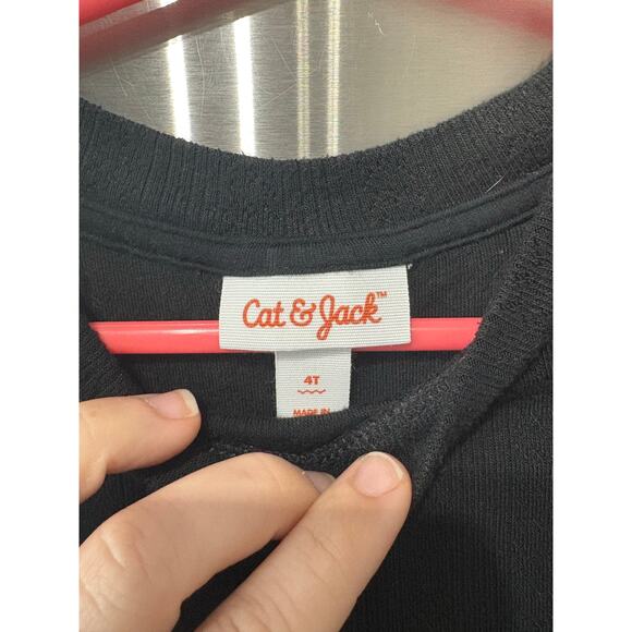 5/$10 Black Sweater - Cat & Jack - 4T - Picture 4 of 4